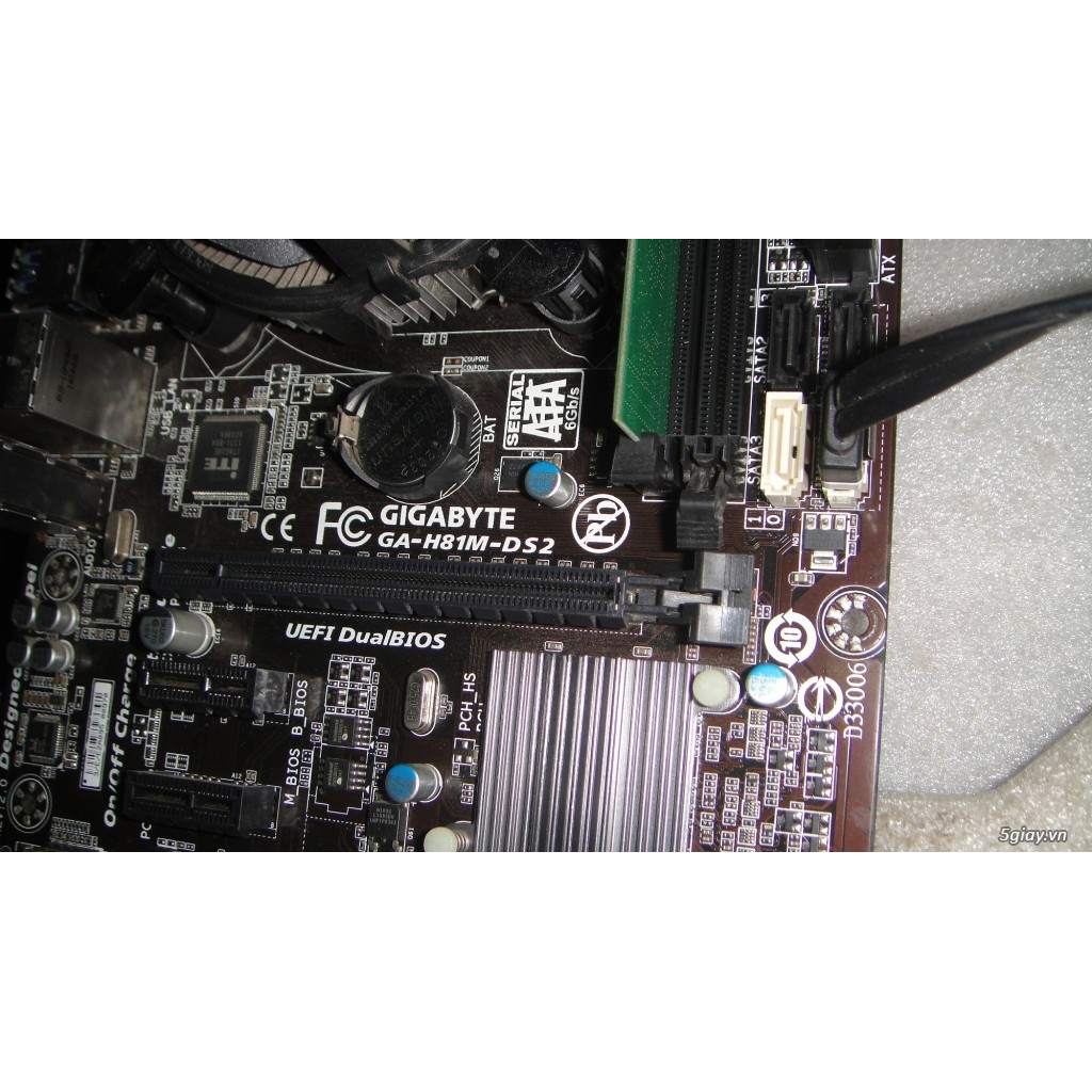 [Mã 1911ELSALE hoàn 7% đơn 300K] Main Giga H81 tháo máy có chặn main Ver 3.0 2.1 2.0 1.1 1.0 | BigBuy360 - bigbuy360.vn