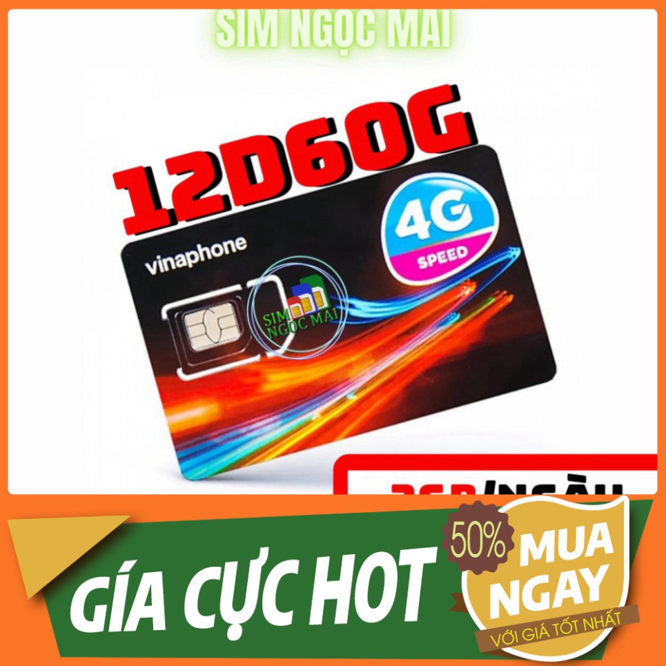 GIÁ CỰC HÓT  Sim 4G Vinaphone VD89P - D60G  Trọn Gói 1 Năm , Miễn Phí 4GB/NGÀY Data, nghe gọi thả ga- Sim Ngọc Mai GIÁ C