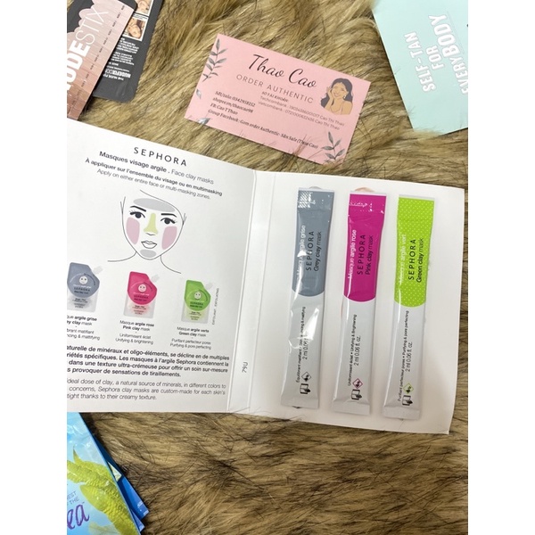 Set 3 sample mặt nạ Sephora(3g*3)