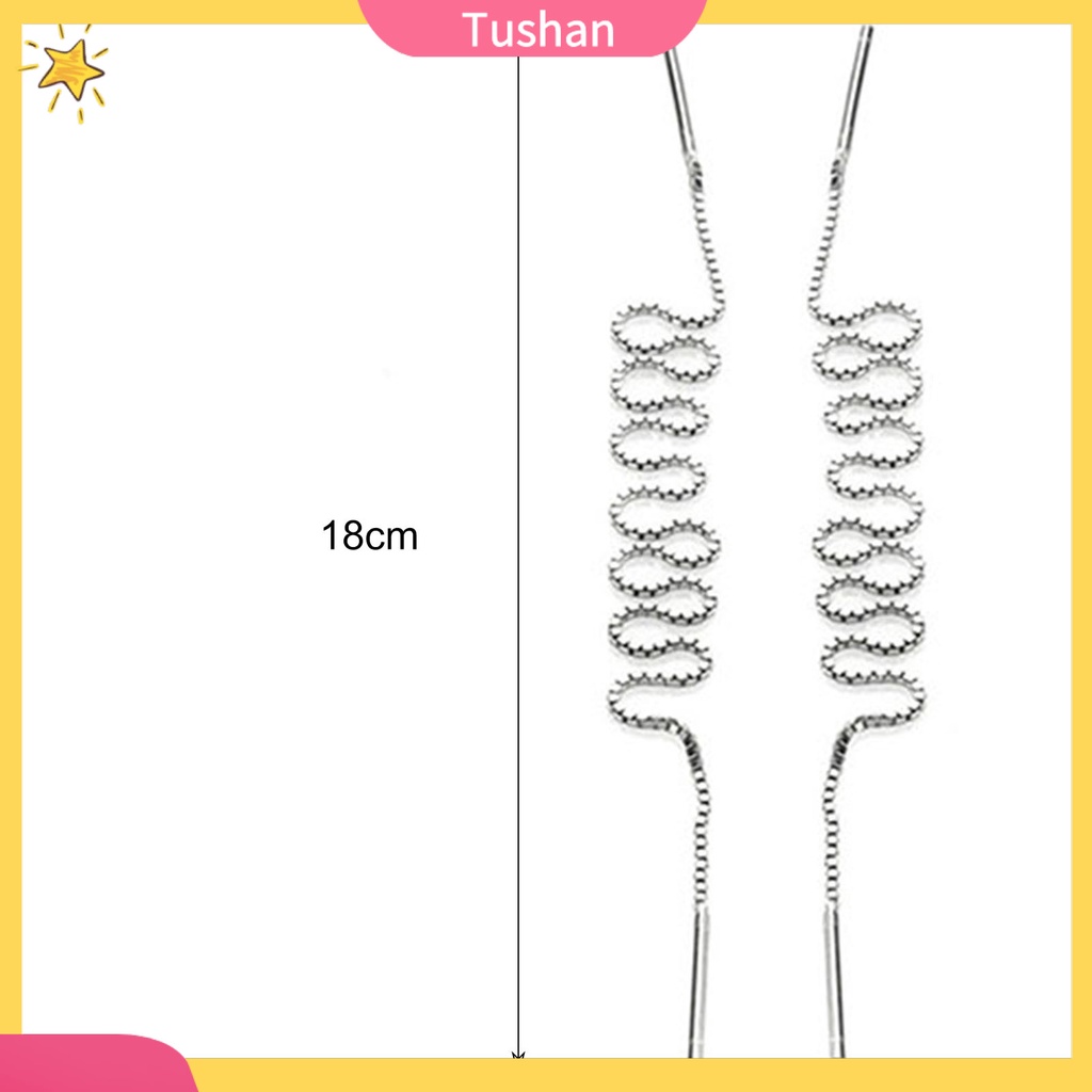 Đôi khuyên tai dáng dài phong cách Hàn Quốc thời trang cho nữ