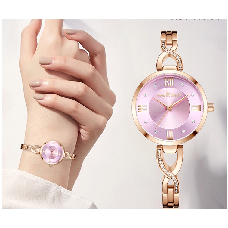 Miễn Phí Vận Chuyển Đồng Hồ Thạch Anh Nhật Bản 30mm Cao Cấp Chống Thấm Nước Có Khóa Cài Màu Vàng Hồng Xanh Dương Đẹp Cao Cấp Cho Nữ