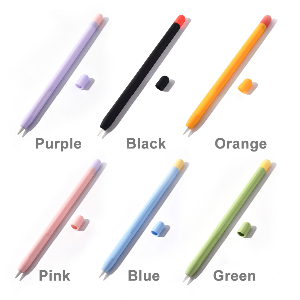 Vỏ Silicone Bảo Vệ Bút Cảm Ứng Cho Apple Pencil Thế Hệ 1 / 2