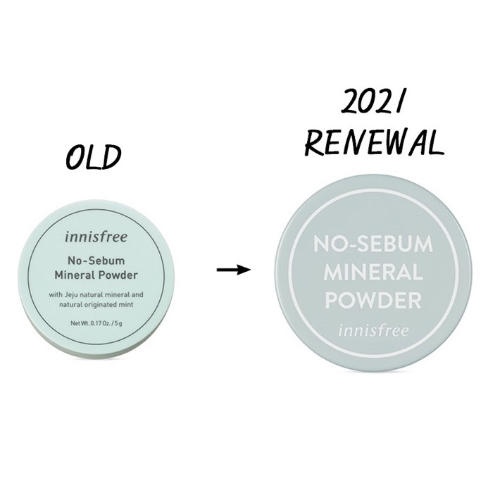 Phấn Phủ Bột Kiềm Dầu No Sebum Mineral Powder Innisfree