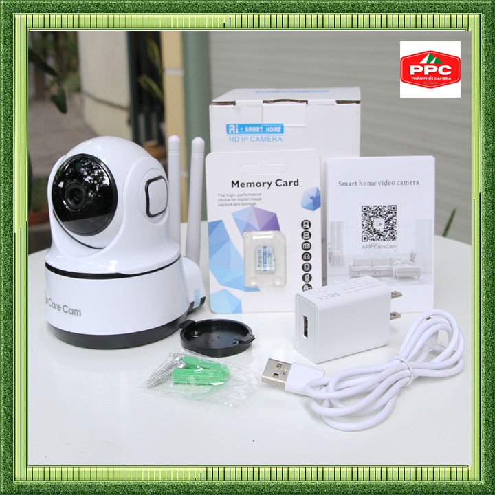 Camera Wifi Carecam Trong Nhà PAF-200 2.0Mpx -1080p, Hình Ảnh Xem Siêu nét, Di Chuyển Theo Chuyển Động | BigBuy360 - bigbuy360.vn