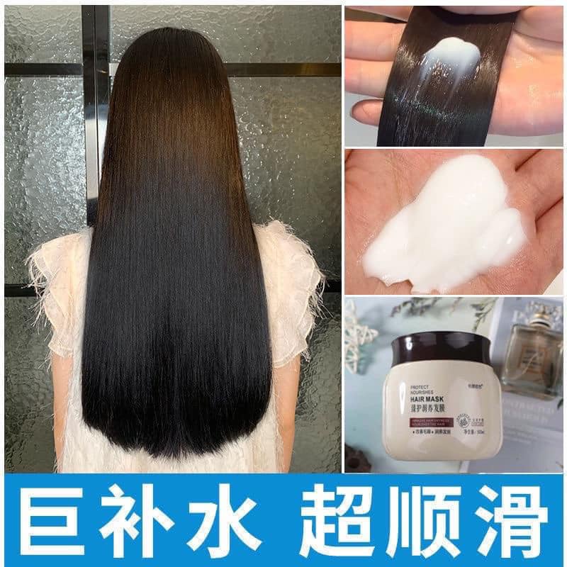 Mặt nạ dưỡng tóc kem ủ tóc Hair mask nội địa trung hũ 500ml