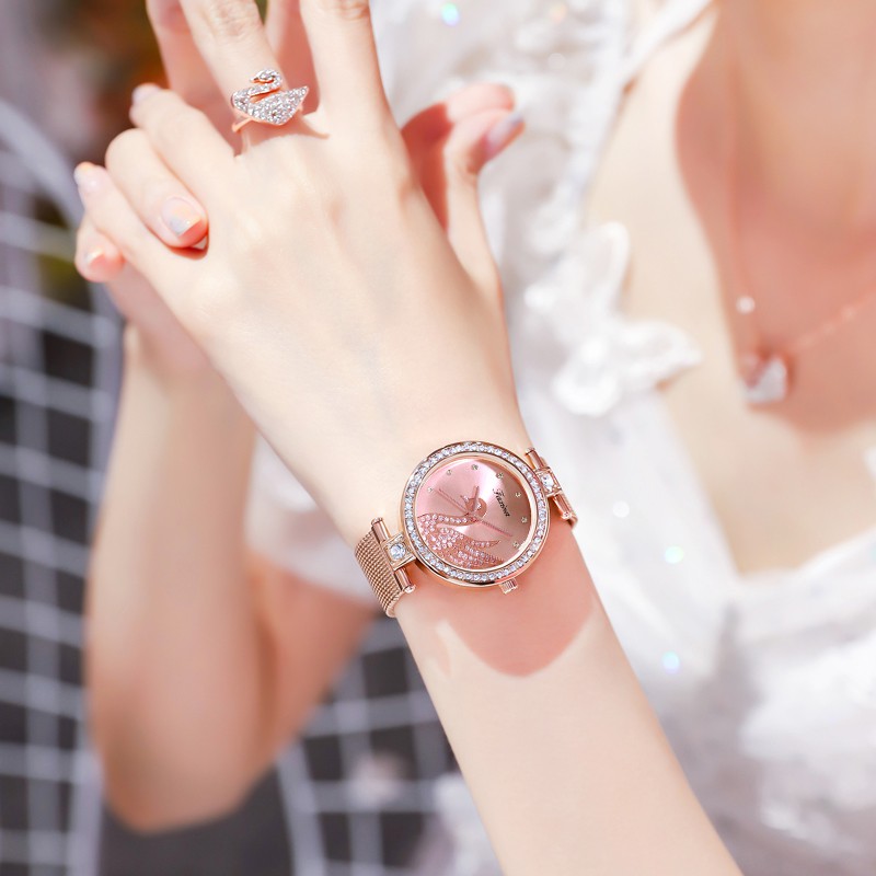 Đồng hồ nữ dây kim loại Aborni Swan Combo | BigBuy360 - bigbuy360.vn