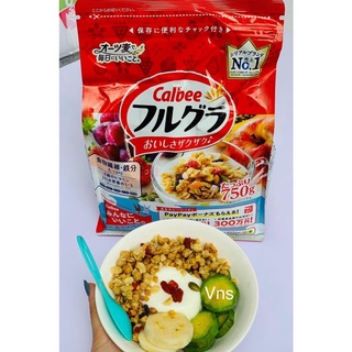 Ngũ cốc nhật Calbee date 2024