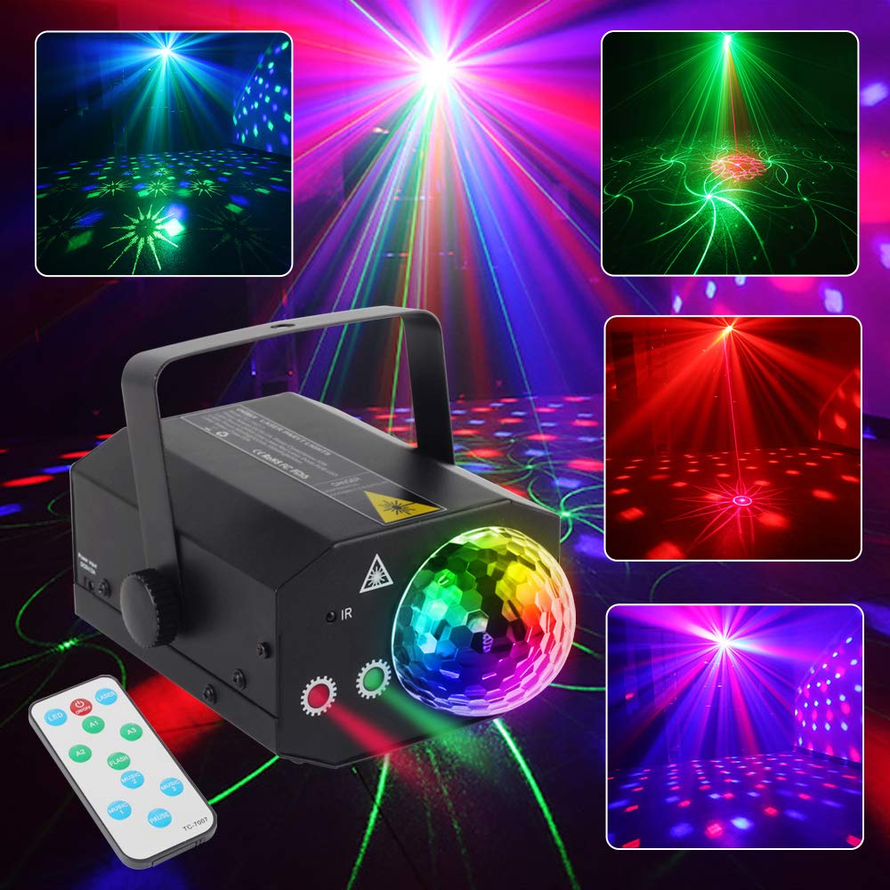 Đèn sân khấu vũ trường + 2 Trong 1 LED Dj Máy chiếu Đèn nhấp nháy cho tất cả các loại tiệc Bộ Đèn Lồng Trang Trí Tiệc Cưới / DJ / Bar Độc Đáo