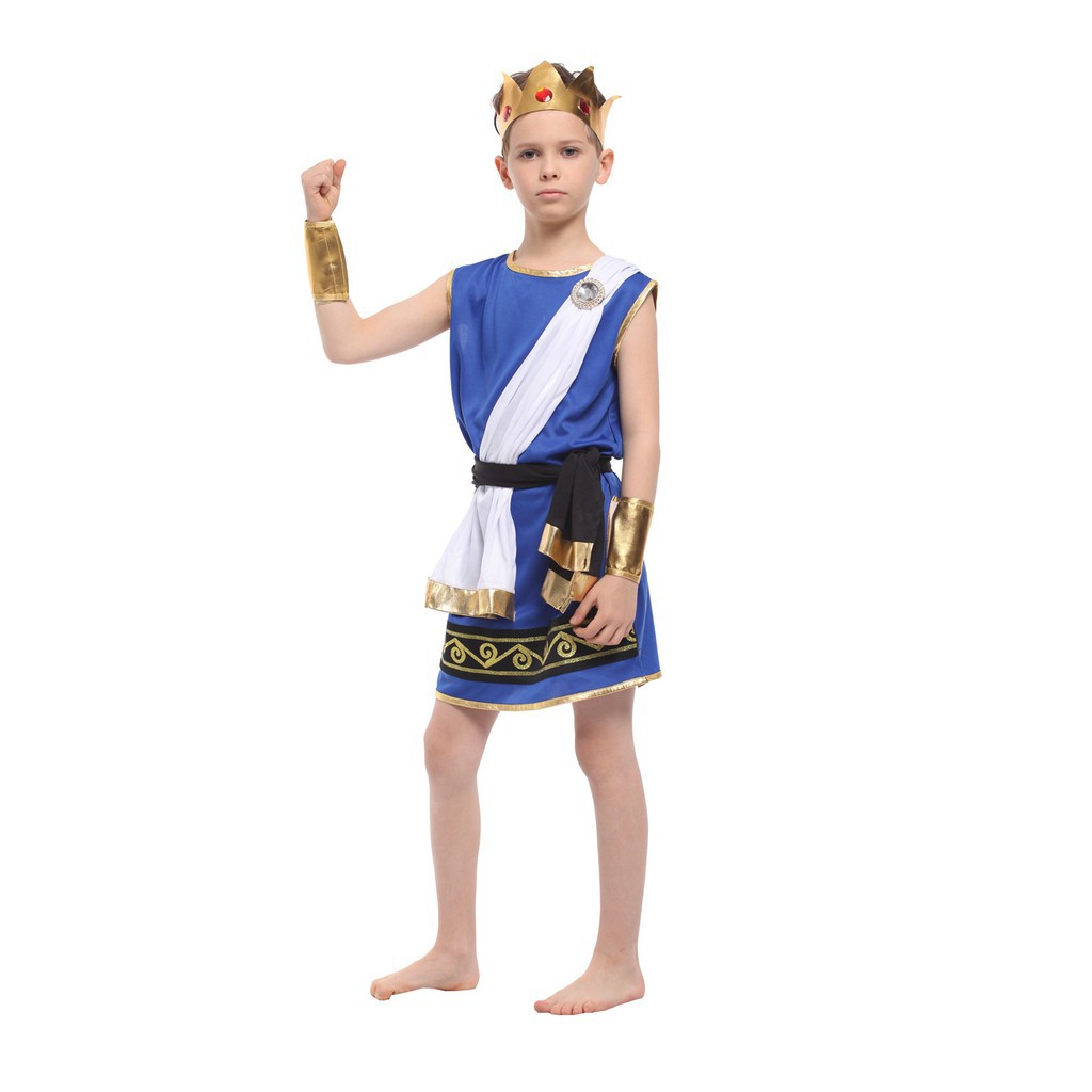 Bộ Đồ Hóa Trang Hoàng Tử Ai Cập Pharaoh Ai Cập Cổ Đại Cho Bé Trai