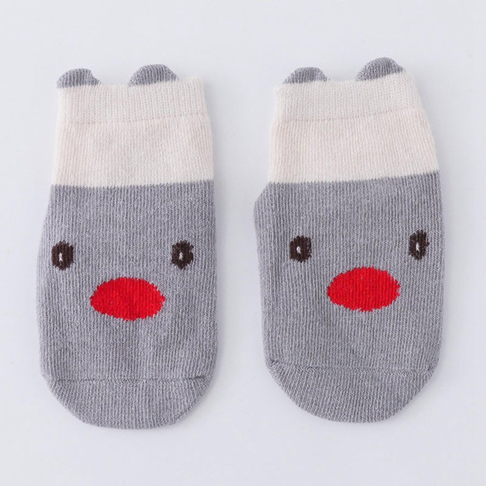 Tất Cotton Hoạ Tiết Hoạt Hình Dành Cho Trẻ Sơ Sinh