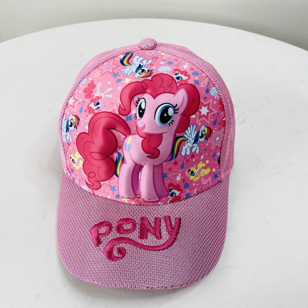 Mũ lưỡi trai bé gái nón bé gái hoạt hình pony thóc shop