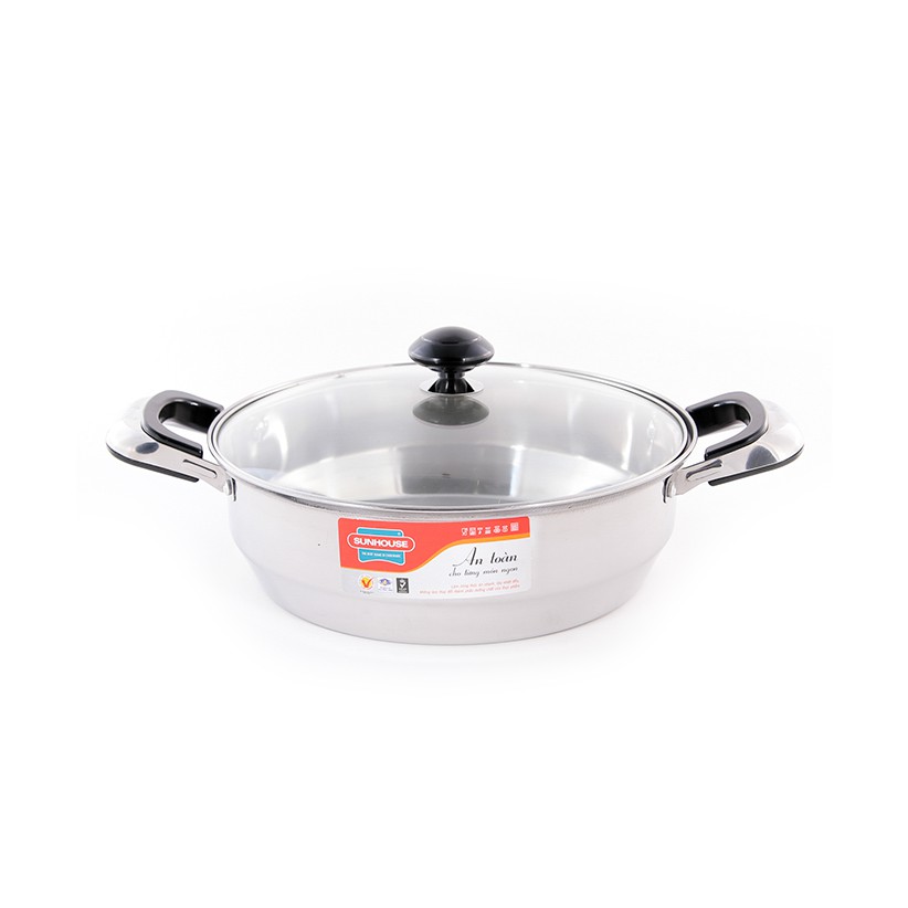 Nồi lẩu inox 1 đáy Sunhouse