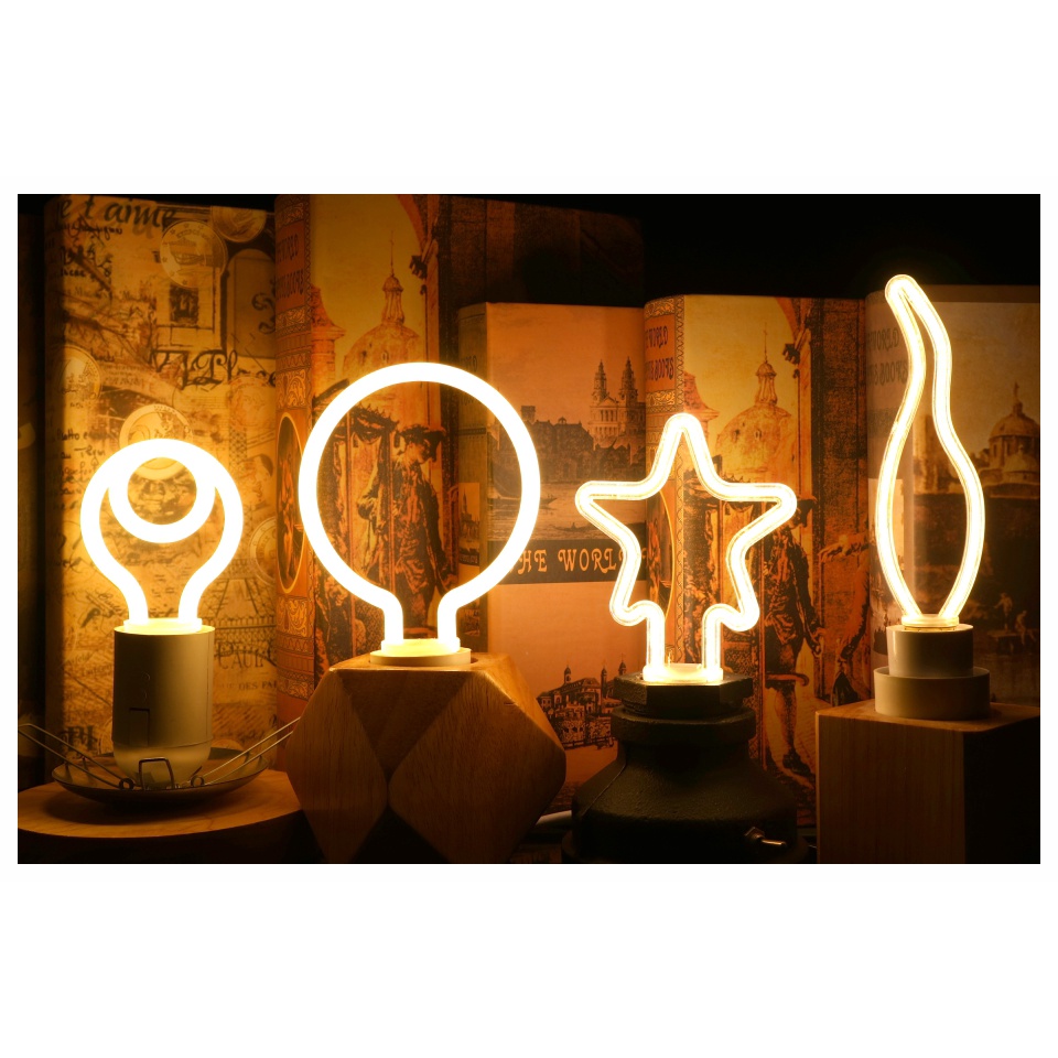 Bóng Đèn LED Dây Tóc E27 4W 8W 220V AC 175-265V 50 / 60Hz Kiểu Dáng Cổ Điển Trang Trí Nhà Cửa