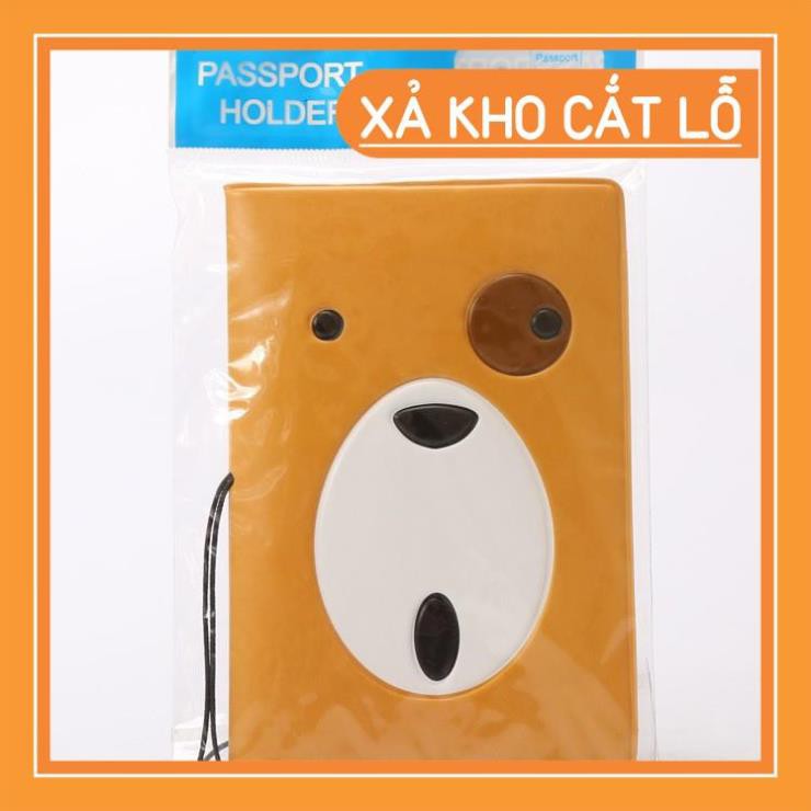 XẢ LỖ TOÀN BỘ Vỏ bọc Passport hình chú Chó cực cute