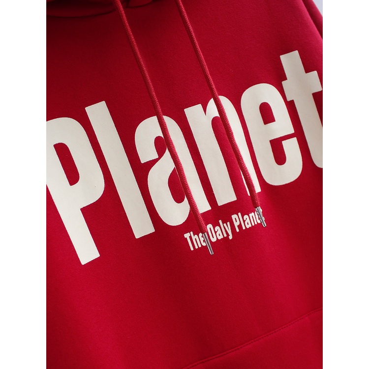 Áo sweater nhung cổ cao dáng rộng phối dây rút thời trang mùa xuân cho nữ