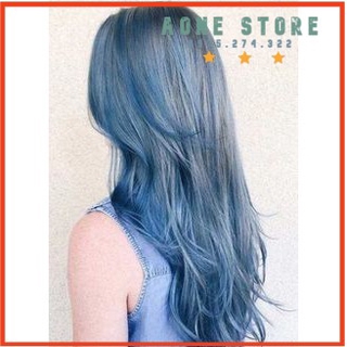 Tuýt Nhuộm Tóc CaiTu  Màu blue  Nhạt 6/222 + Trợ  Oxi + Găng Tay