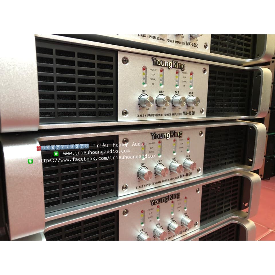 Đẩy Main YoungKing Audio MK-4650 in Korea 4 Kênh