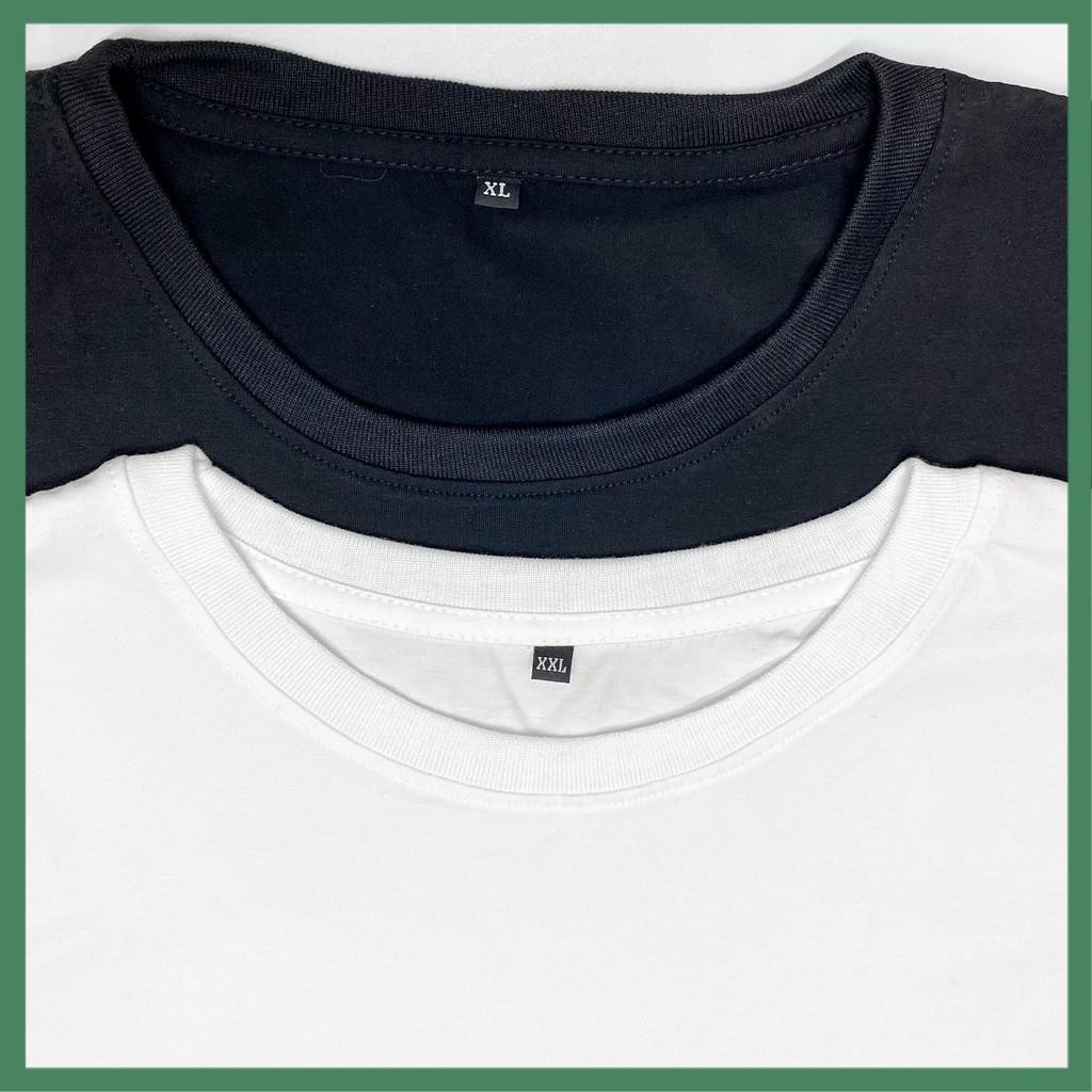 [ 100% Cotton ] Áo Thun Trơn 100% Cotton Mát Lạnh Vải Dày Dặn Nam Nữ Thời Trang - La mode | BigBuy360 - bigbuy360.vn
