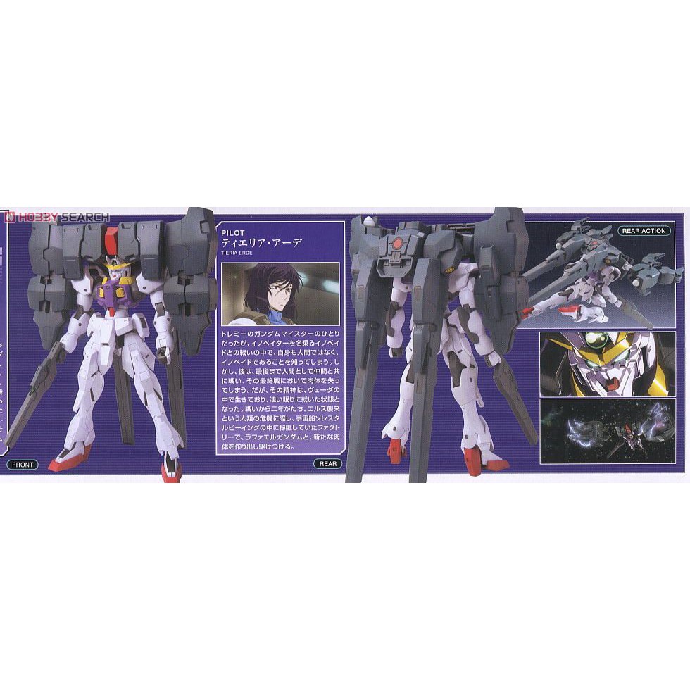 Mô hình lắp ráp HG OO RAPHAEL GUNDAM Bandai - Hàng chính hãng