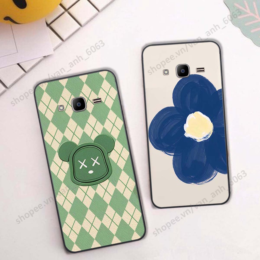 Ốp lưng Samsung J2 Prime in hình hoa, gấu rich bear nghệ thuật, thời trang