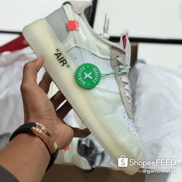 [GeekSneaker] Giày Air Foce 1 OFF WHITE [a862]