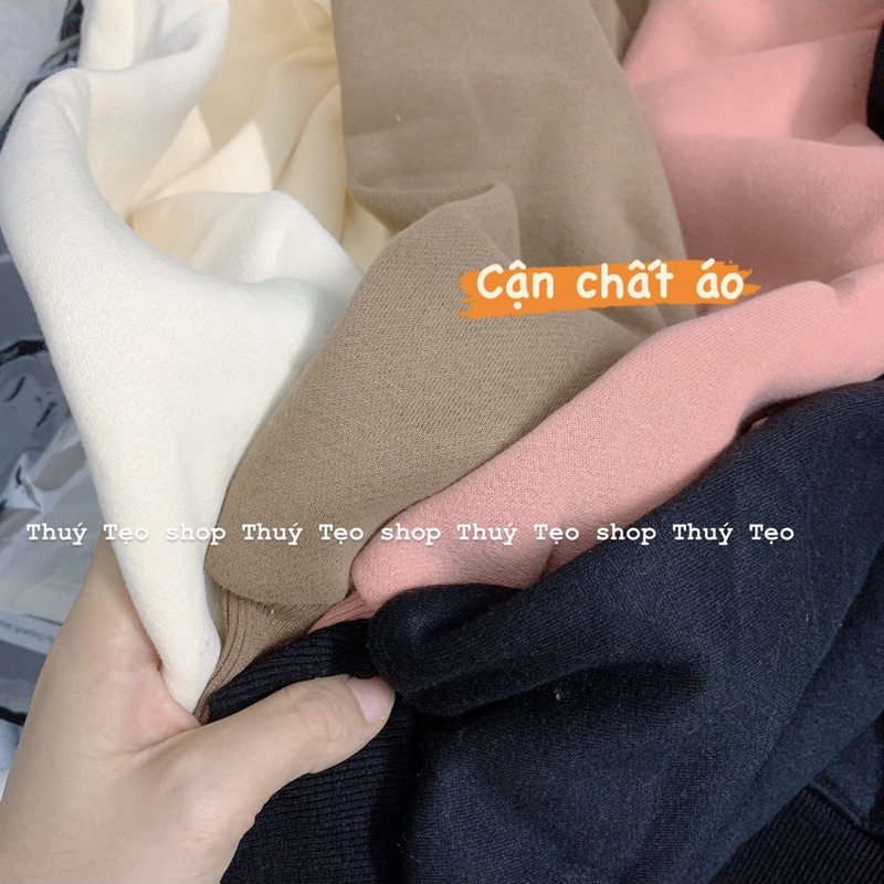 [Mã 12FASHIONSALE1 giảm 10K đơn 50K] [Hàng sẵn] Áo sweater nỉ bông dáng rộng hàng Quảng Châu 3158 | BigBuy360 - bigbuy360.vn