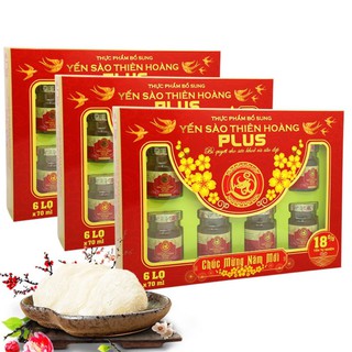 Combo 3 hộp yến Mẫu Xuân 18% Plus Thiên Hoàng