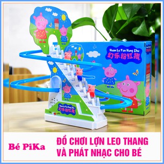 Đồ chơi heo leo cầu thang có phát nhạc cho bé