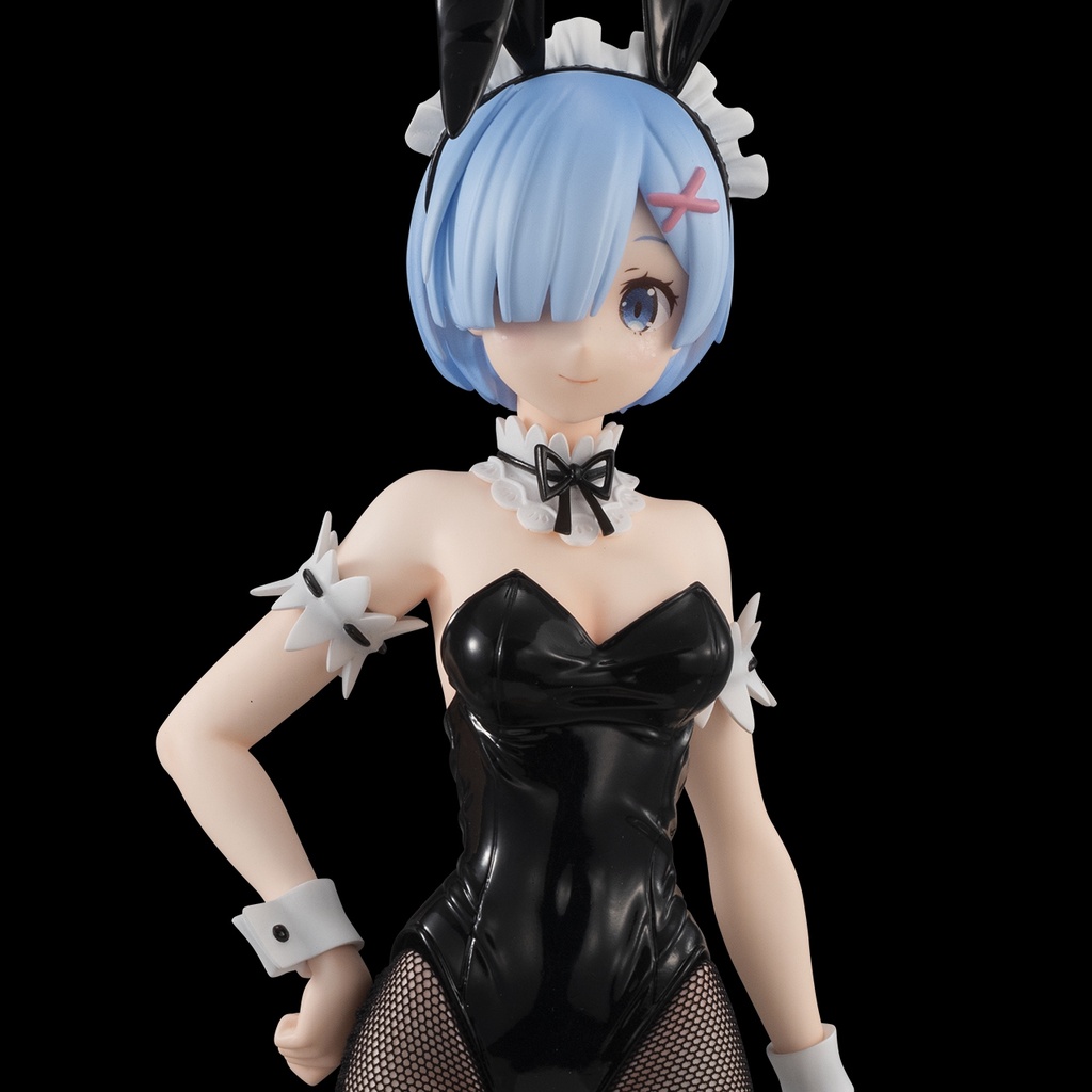 Mô Hình Figure Chính Hãng Anime Re:Zero, REM BiCute Bunnies, Black Ver., FuRyu, chính hãng Nhật Bản