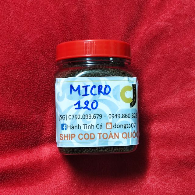 Hũ nhỏ Cám Micro 120 [VIÊN NỔI 1.2MM]
