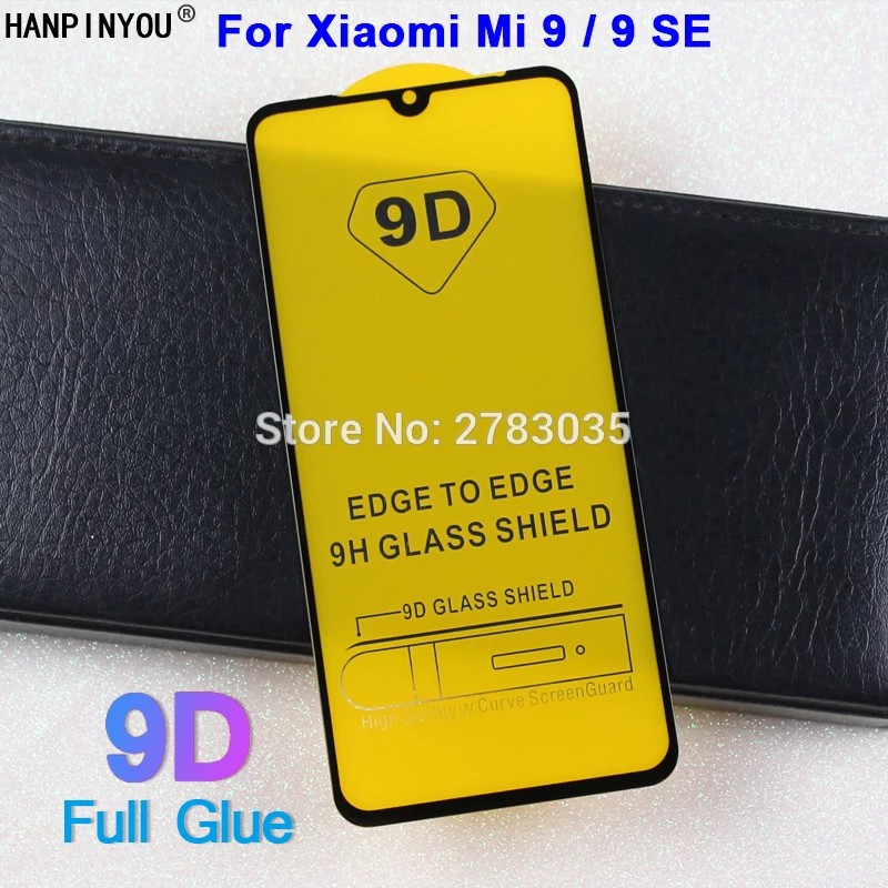 Xiaomi Mi 9 SE Mi9 SE Mi 9SE - Kính cường lực 9D full màn hình độ cứng 9H tiêu chuẩn - độ kết dính cao