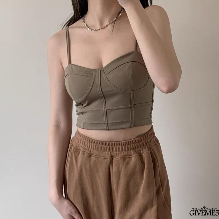 Áo Lót Nâng Ngực Hai Dây Màu Sắc Trơn Quyến Rũ Dành Cho Nữ