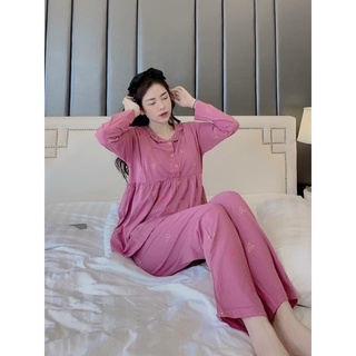 BỘ PINK BẦU KẾT HỢP SAU SINH(đủ size kèm feedback)