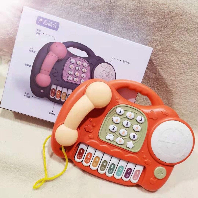 Điện thoại đồ chơi phát âm thanh vui nhộn - đồ chơi giáo dục sớm cho bé