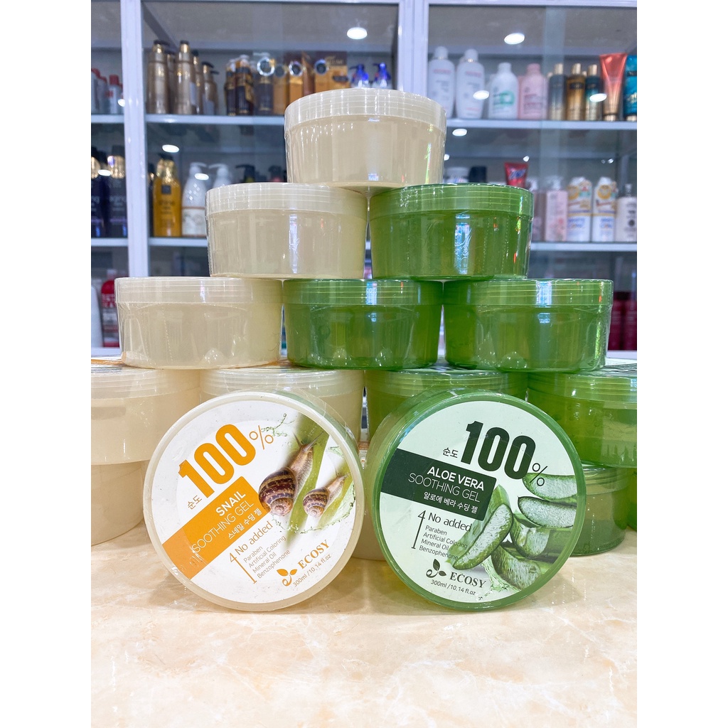 Gel Dưỡng Da Nha Đam, Ốc Sên Ecosy Soothing Hàn Quốc 300ml