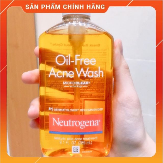 Sửa rửa mặt dành cho da mụn Oil Free Acne Wash