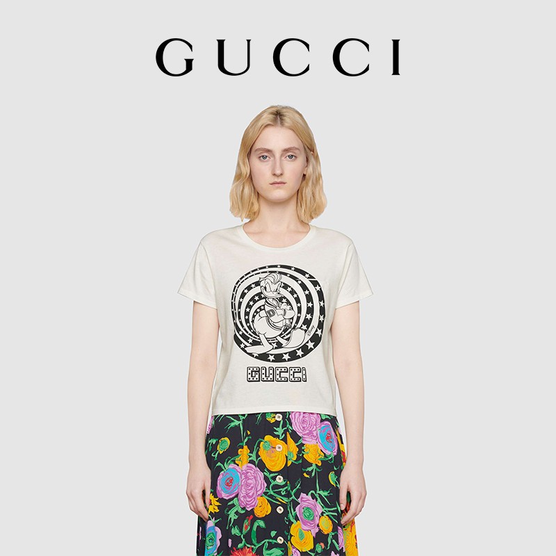 Áo Thun Họa Tiết Gucci Và Vịt Donald