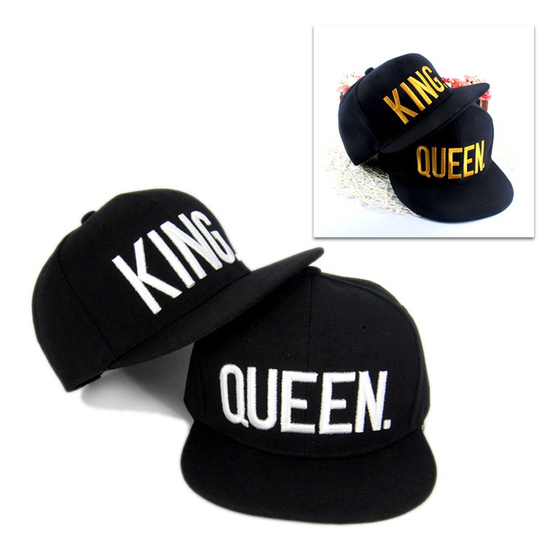 Mũ Snapback Nón Hiphop Nam Nữ KING QUEEN