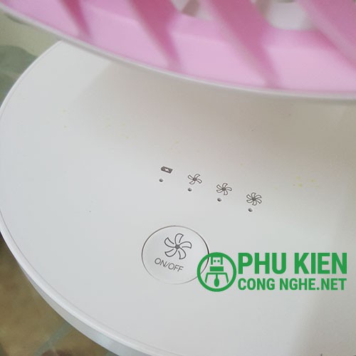 Quạt sạc tích điện DP-7625 cao 25cm cao cấp pin 1500mah