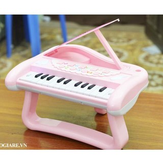 Đàn piano kèm Mic hát cho bé (màu hồng như hình)