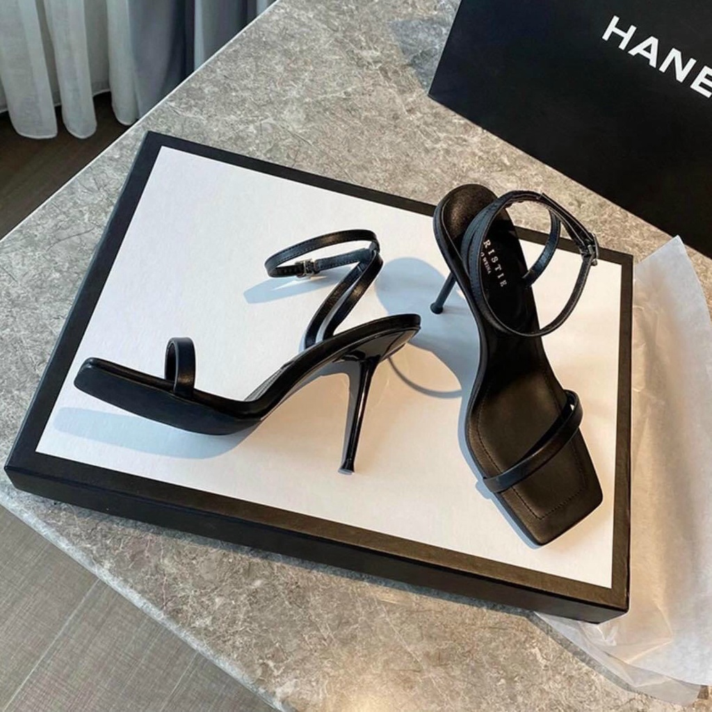 SANDAL CAO GÓT NT MỚI- GIÀY THỜI TRANG QUAI NGANG MẢNH - GUỐC NỮ CAO 9 PHÂN