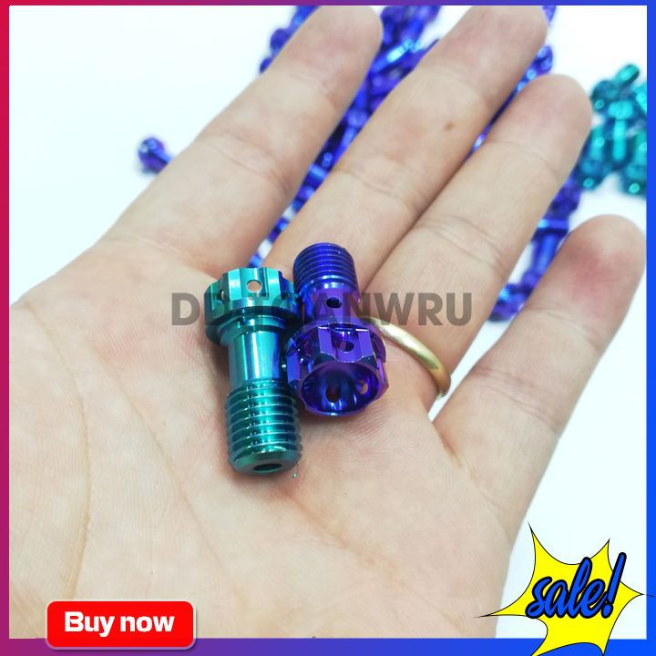 Ốc Titan Gr5 Gắn Heo Nissin Đầu Vương miện Răng Thưa (Giá 1 con)