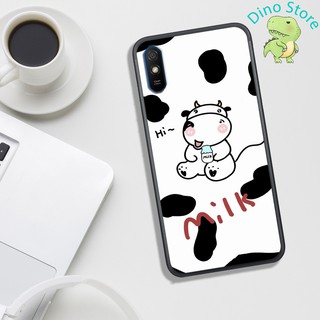 [Free Thêm Tên/Ngày Sinh/SĐT] ỐP LƯNG XIAOMI REDMI 9A, IN HÌNH CHÚ BÒ SỮA CUTE.