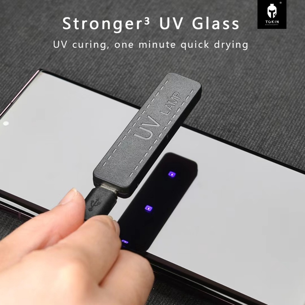 Kính cường lực UV Tokin cho Samsung S10 S20 S21 S22 Note 8 Note 9 Note 10 Note 20 Ultra