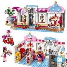 Lắp Ráp xếp hình Lego Friends Bela 10496.Tiệm Bánh Của Naomi (444 chi tiết)