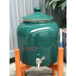 Bình đựng nước 10 lít gốm sứ Bát Tràng