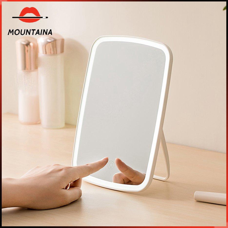 【m】 Jotun Judy Led Makeup Mirror Desktop Portable Charging Folding Filler