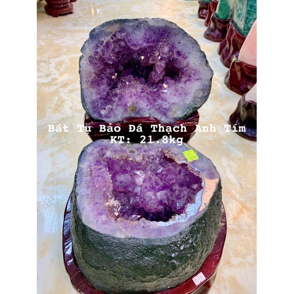 Bát Tụ Bảo Đá Tím Phong Thuỷ Thu Hút Tài Lộc