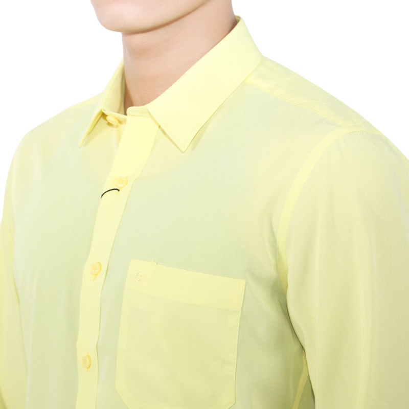 Áo sơ mi dài tay nam Owen Bamboo Regular Fit Vàng - AR22307DT