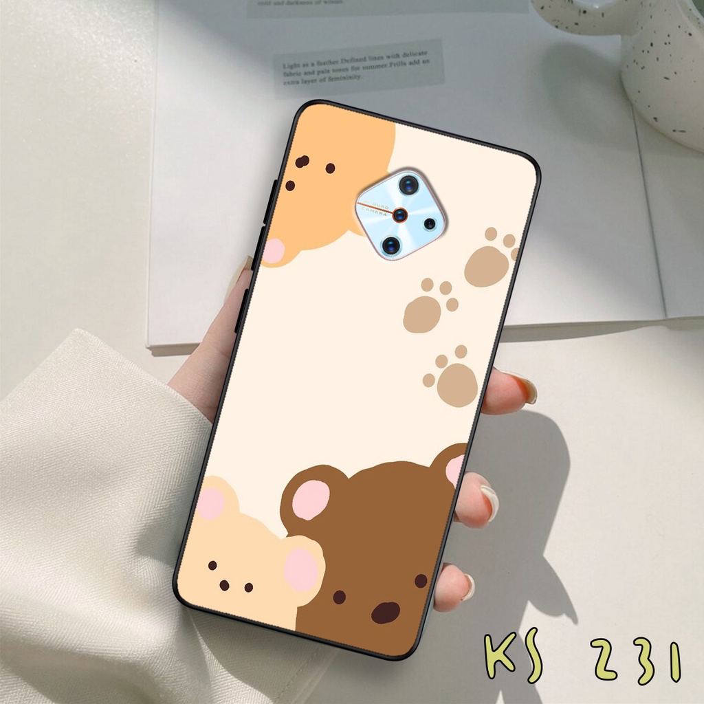 Ốp lưng Vivo S1 - Vivo S1 Pro - Ốp in hình gấu bear ngộ nghĩnh